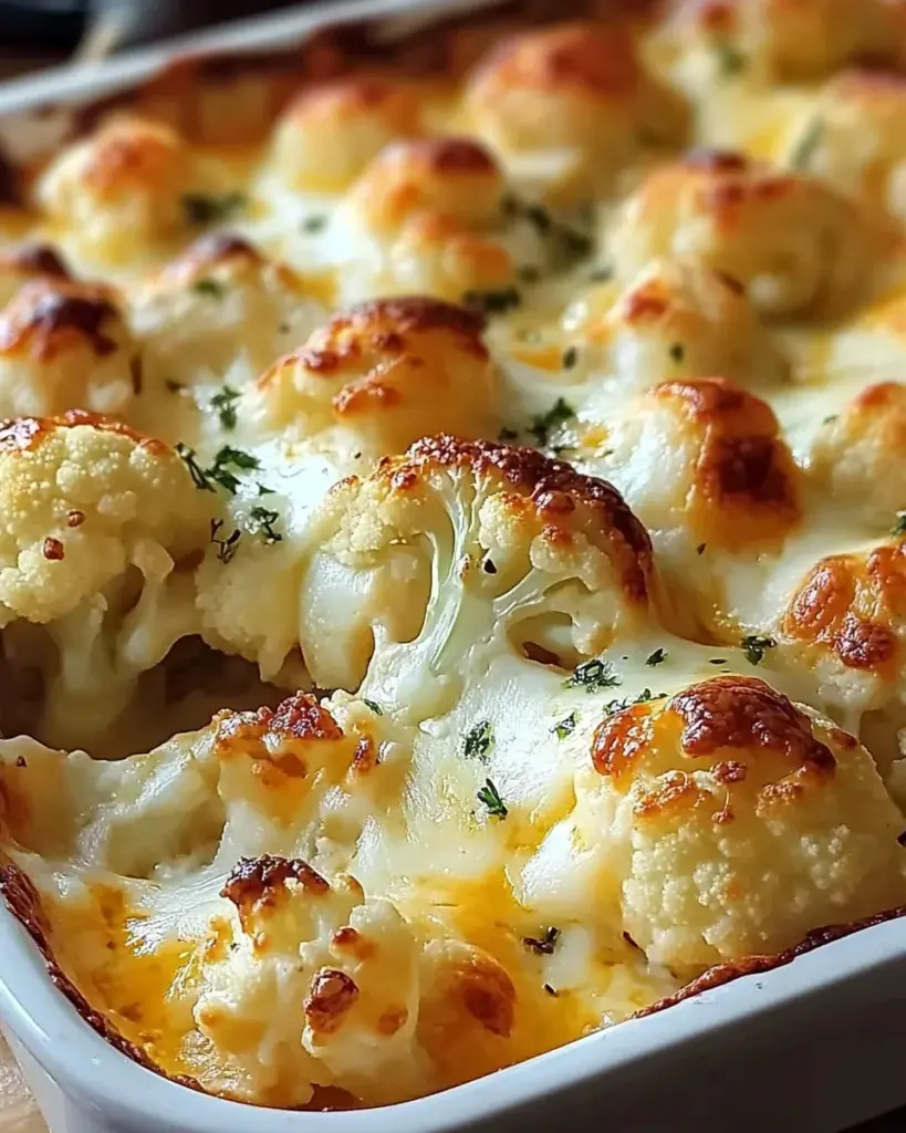 Blumenkohl überbacken mit Käse