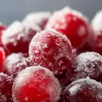 Candied Cranberry Sugar Snack