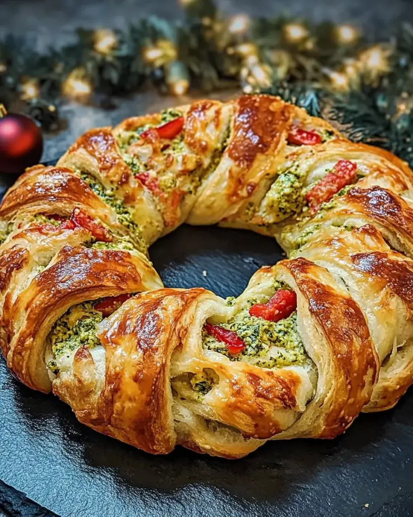 Christmas Wreath - Christmas Braided Bread