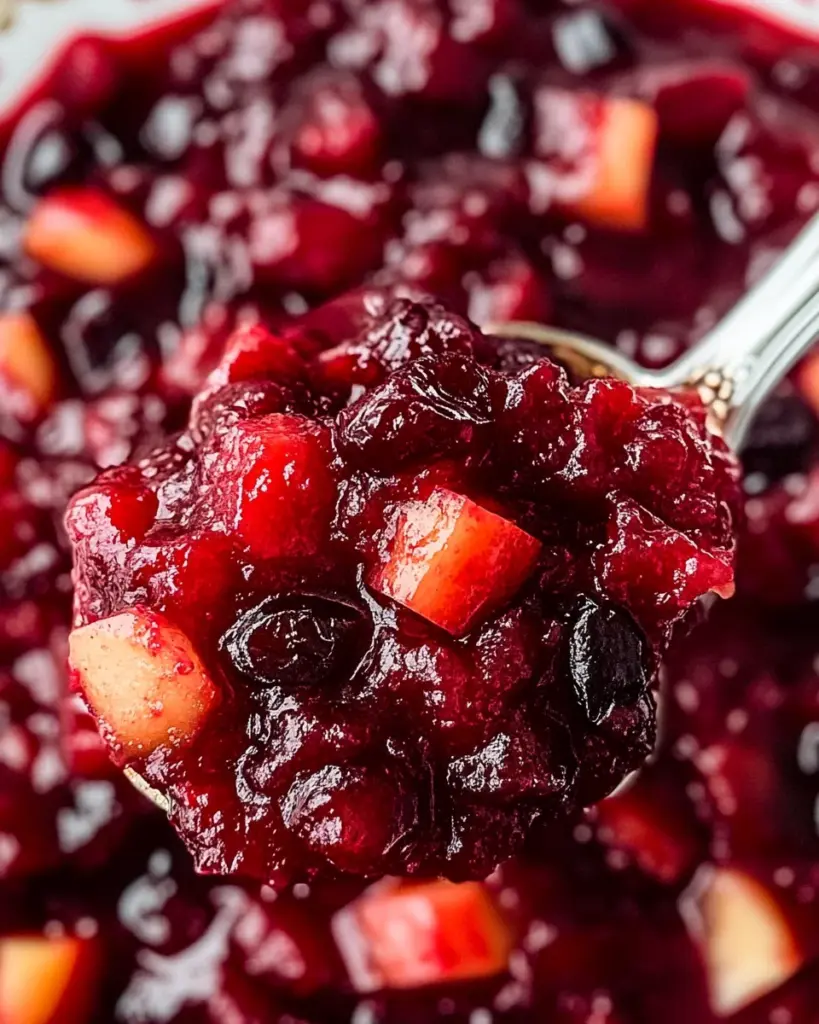 Cranberry Apple Chutney