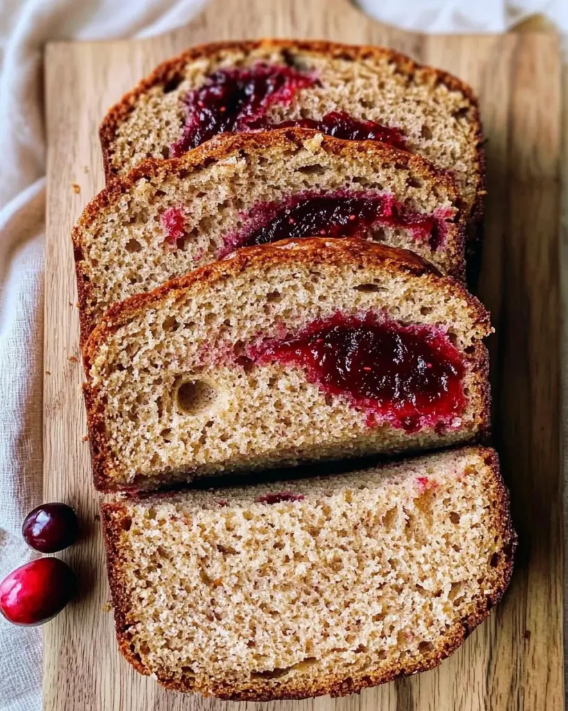 Cranberry Bread with Leftover Cranberry Sauce Recipe