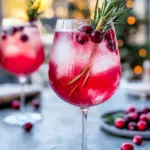 Cranberry St-Germain Spritz