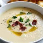 Feine Parmesansuppe
