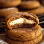 Gingerbread Cheesecake Cookies | Easy Holiday Treat