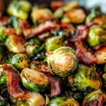 Glazed Brussels Sprouts with Bacon