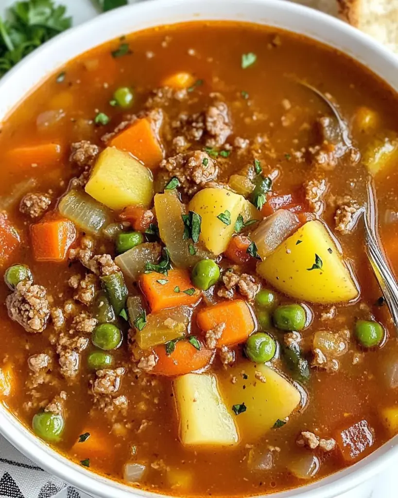 Hamburger Soup Crockpot