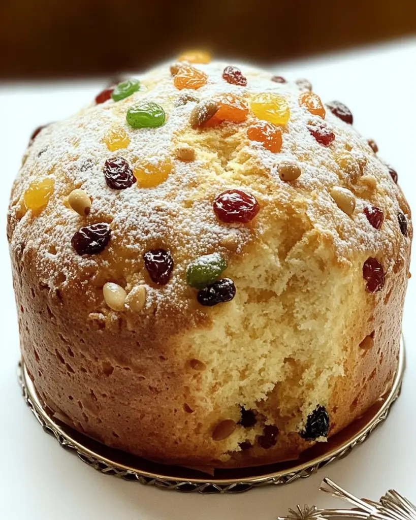 Italienischer Weihnachtskuchen (Panettone)
