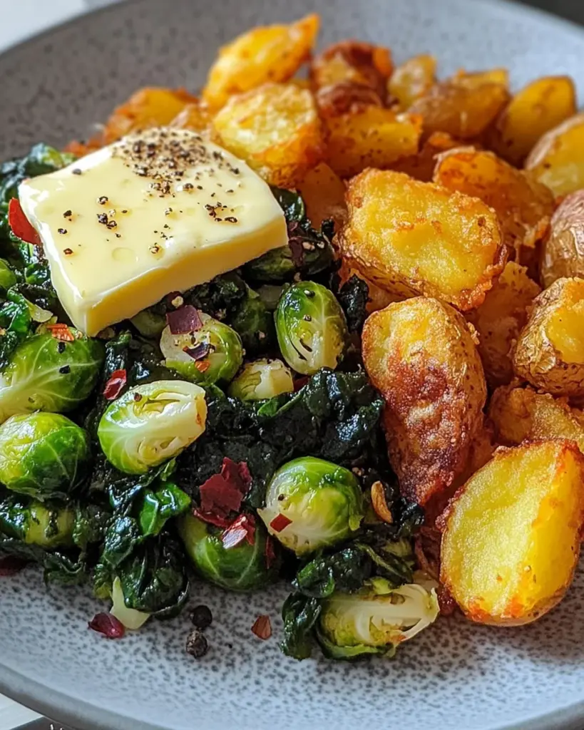 Kohlröschen (Flower Sprouts) mit Bratkartoffeln von Juulee
