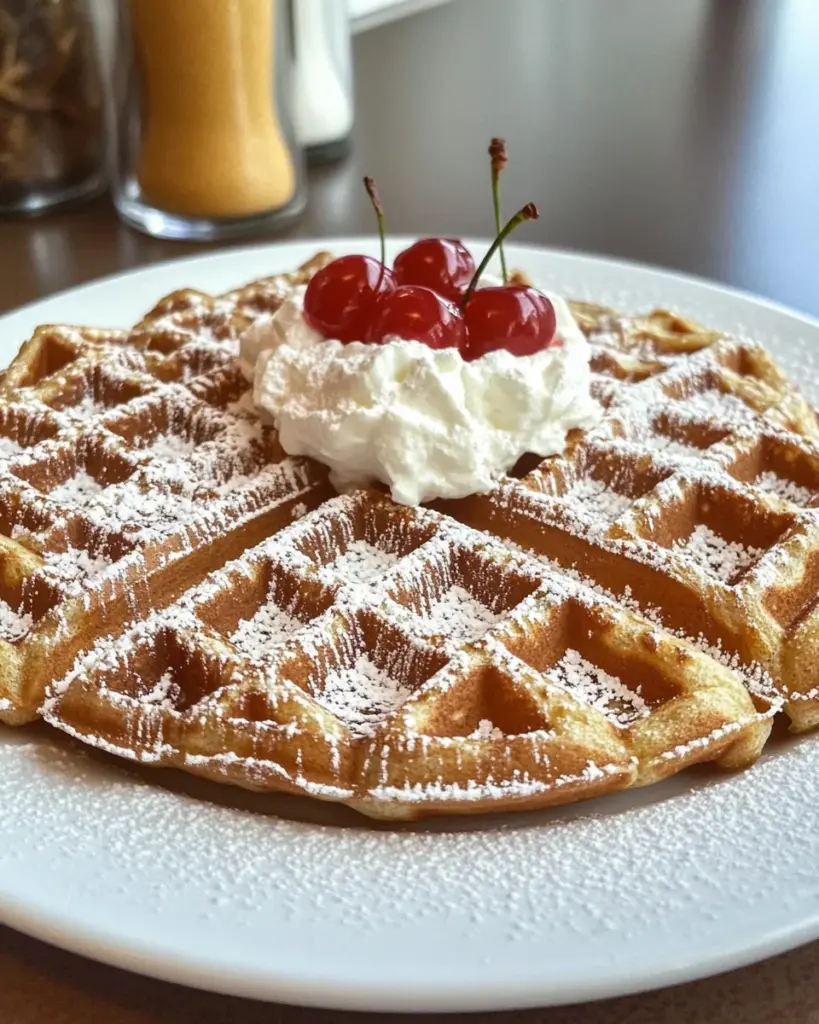 Lebkuchen-Waffeln (Optional mit Apfelstückchen)