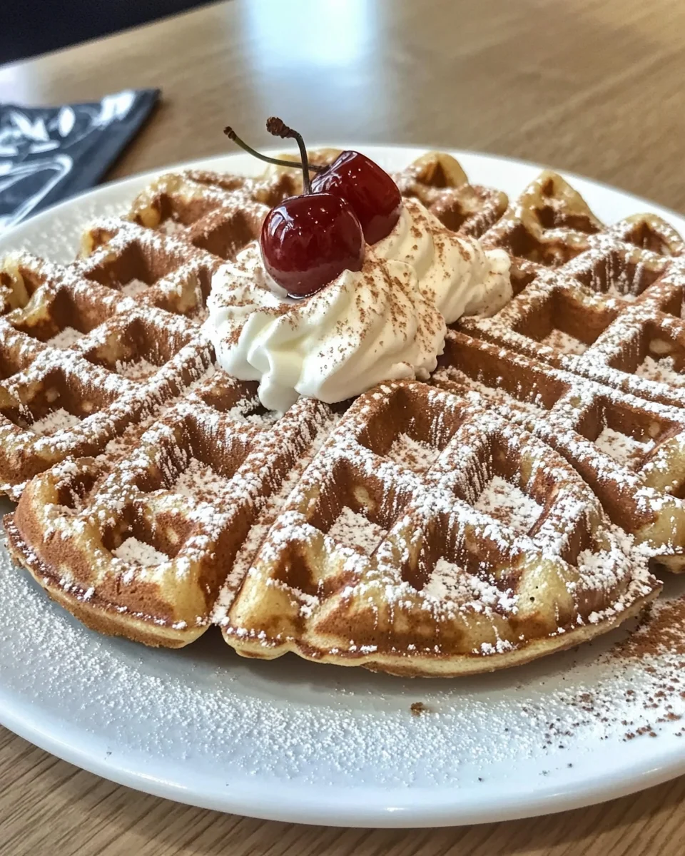Lebkuchen-Waffeln