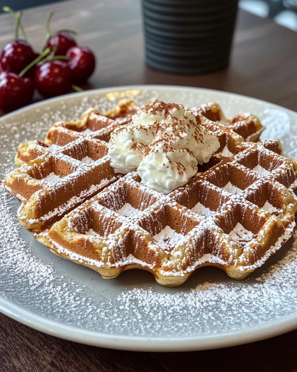 Lebkuchen-Waffeln
