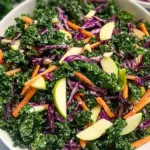 Massierter Grünkohl-Salat (Winterlicher Rohkostsalat)