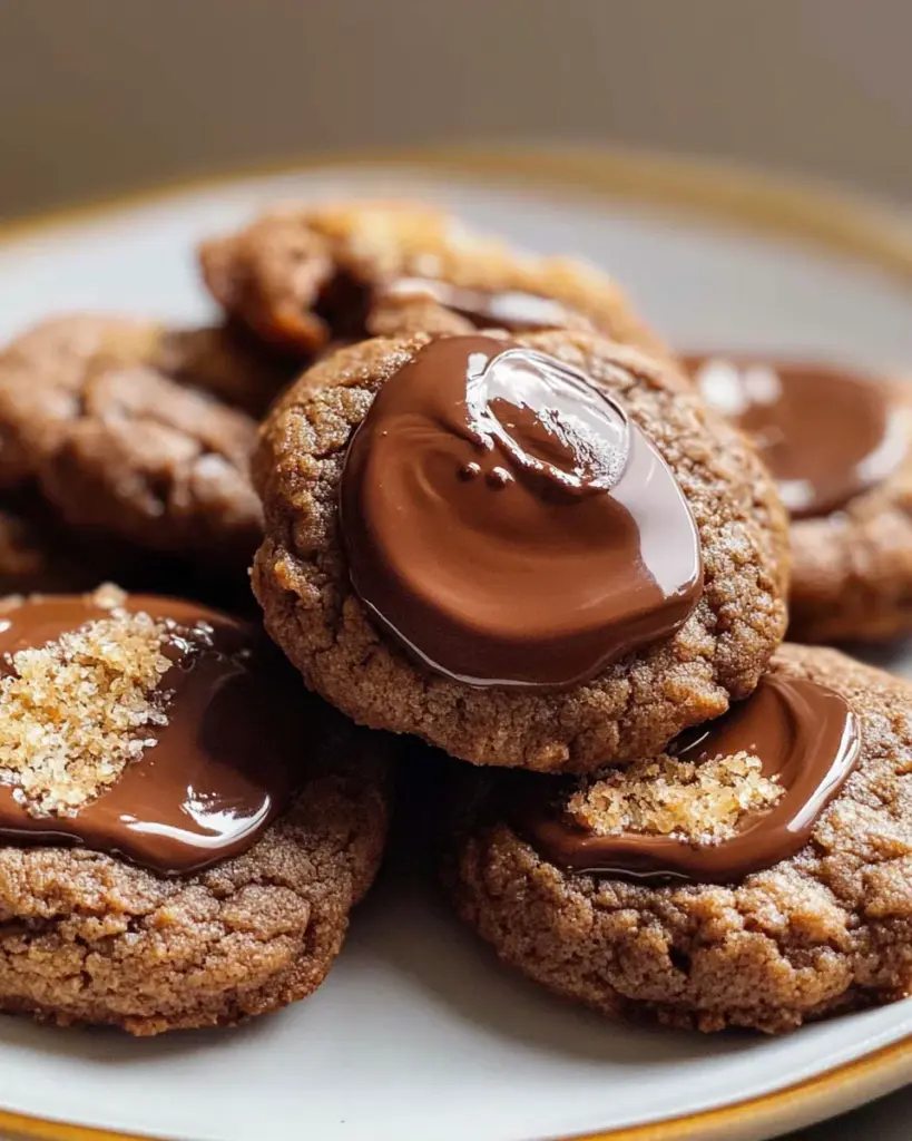 Nutella Kekse mit weichem Kern