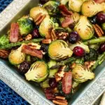 Ofen-Rosenkohl mit Honig und Speck