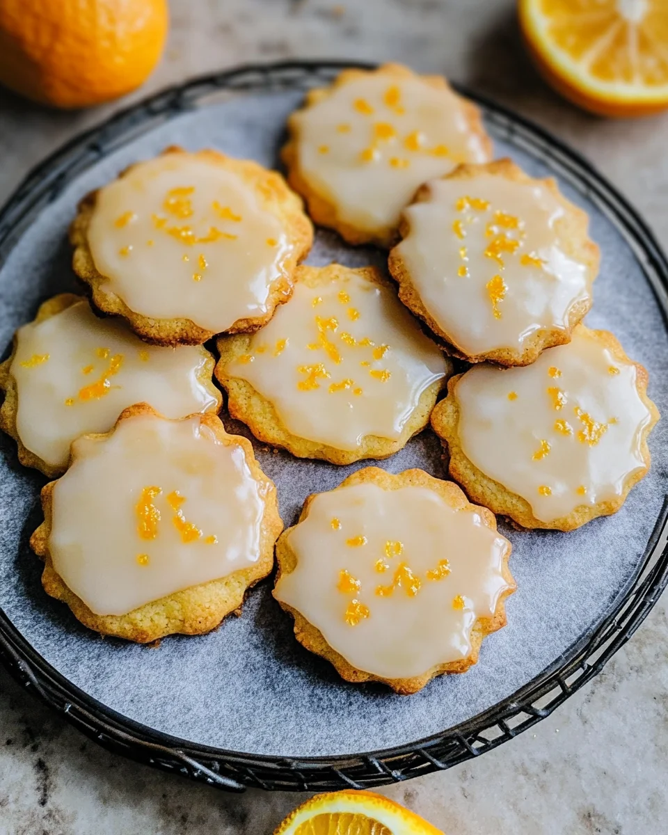 Orangenplätzchen