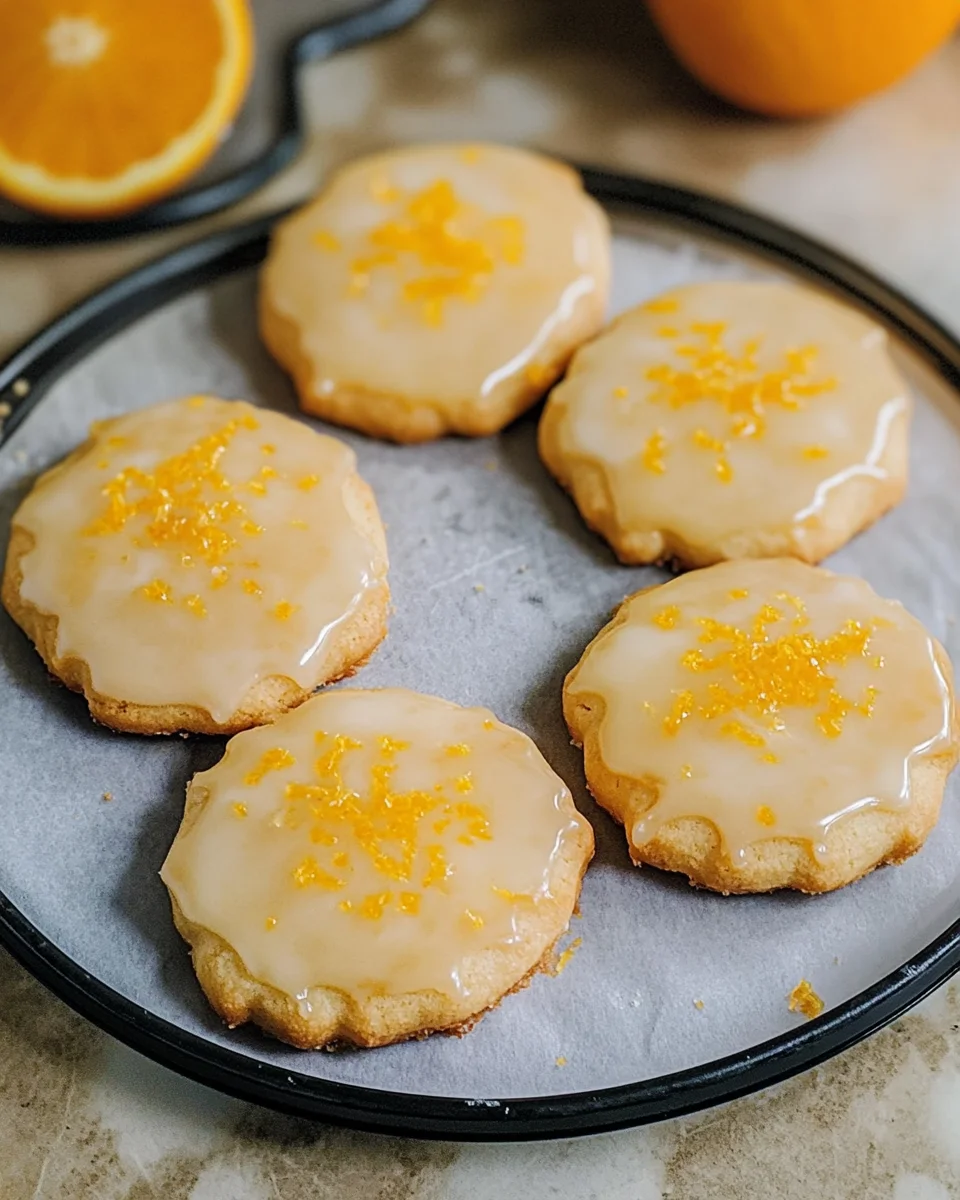 Orangenplätzchen