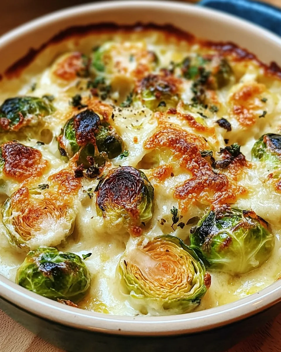 Rosenkohl-Gratin