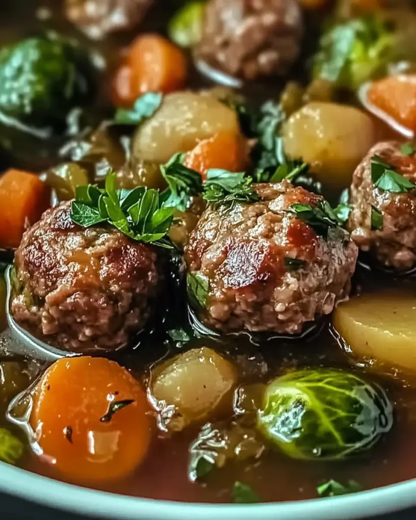 Rosenkohl Eintopf mit Fleischbällchen: Ein Unglaublich Essenzielles Rezept für 4 Personen