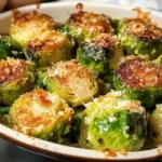 Rosenkohl mit Parmesan‑Kruste – knusprige Wintergemüsebeilage
