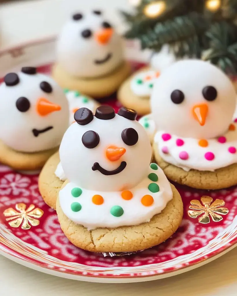 Schneemann Plätzchen – wie ein schmelzender Schneemann