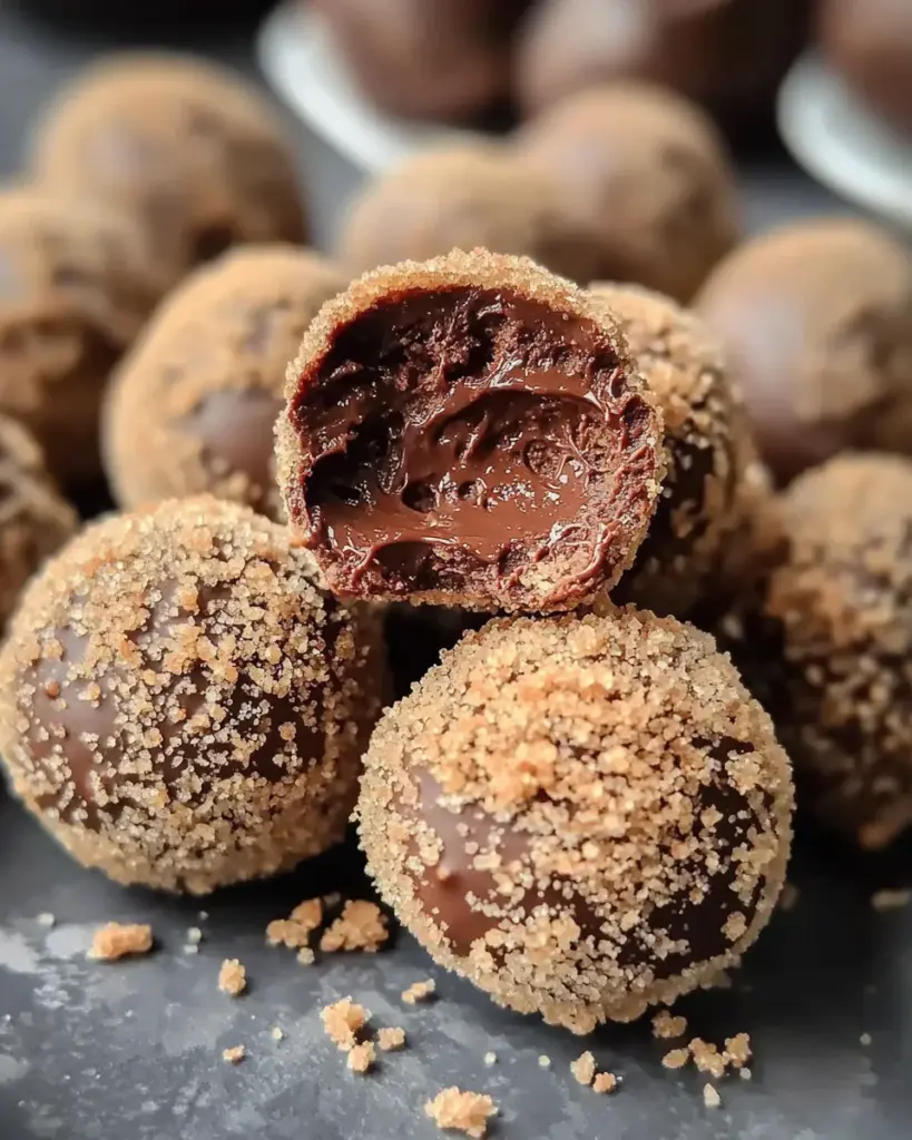 Spekulatius Nutella Kugeln – einfache Pralinen für Weihnachten