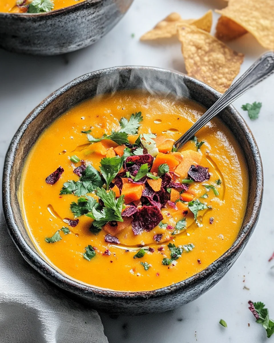 Süßkartoffelsuppe
