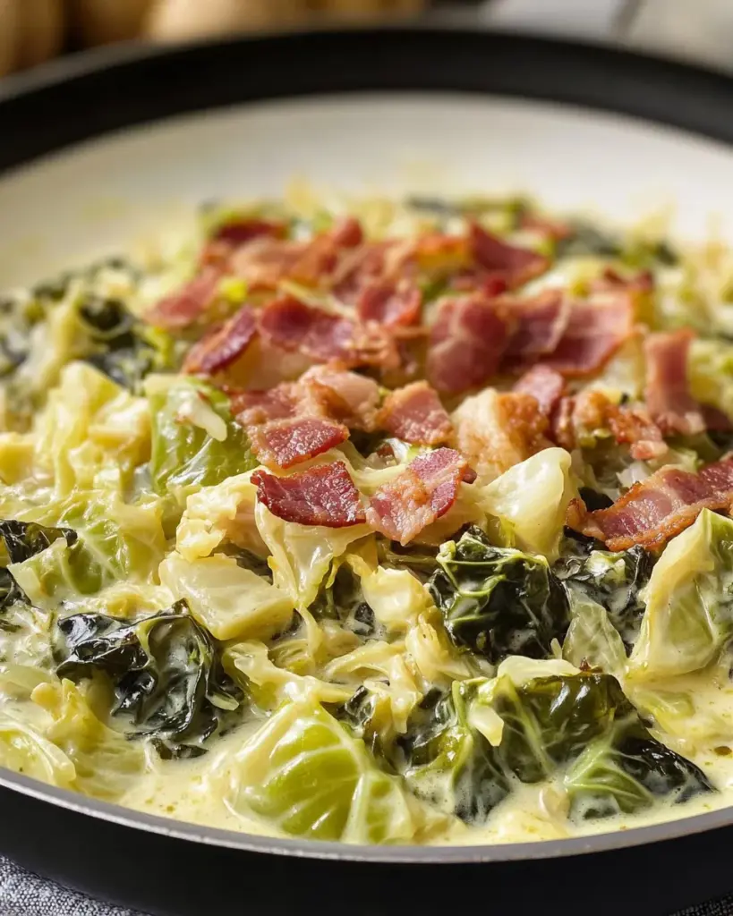 Wirsingpfanne mit Speck